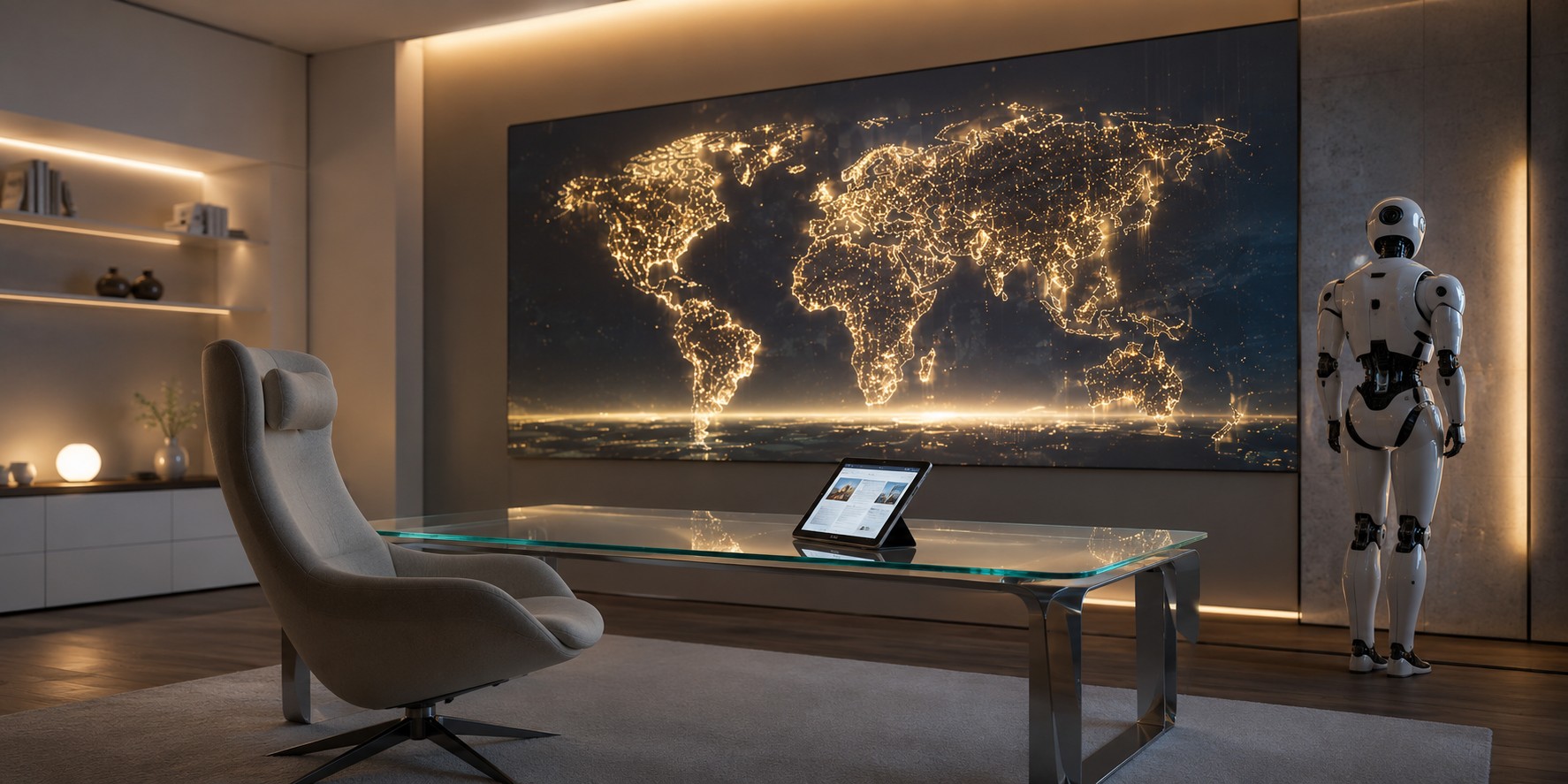 A modern AI-native study space — education that was never tied to a single country's visa system